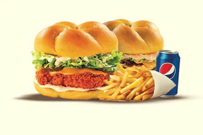 Duo Mix : un White Chicken, un Original, frites et boisson